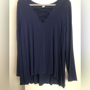 Old Navy cross front top